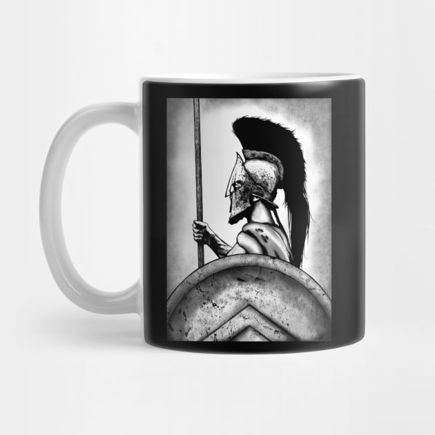 Spartan Warrior by NicGrayTees